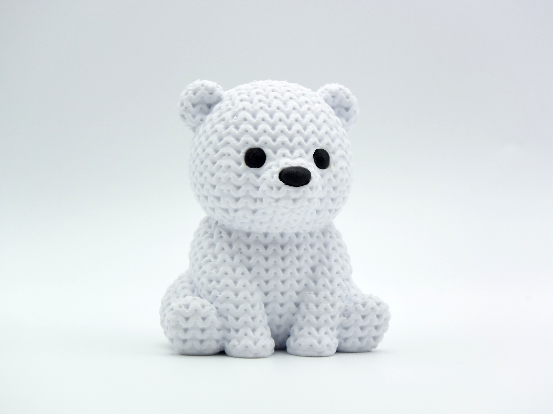 Knitted Baby Polar Bear