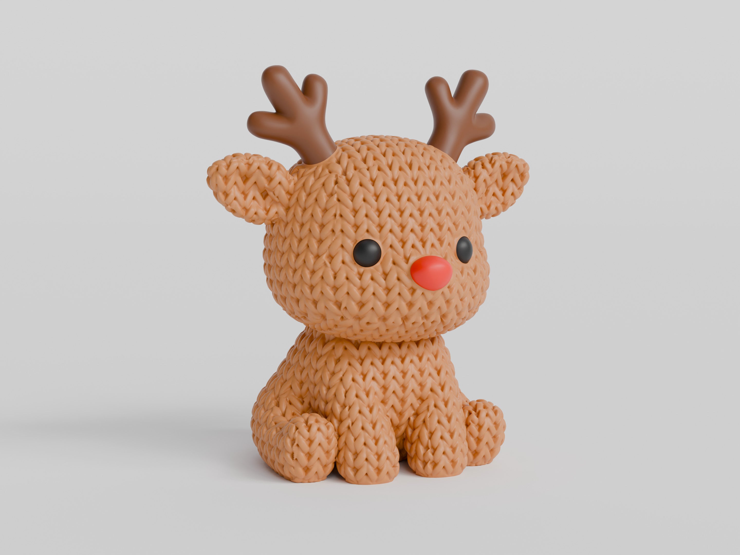 Knitted Reindeer