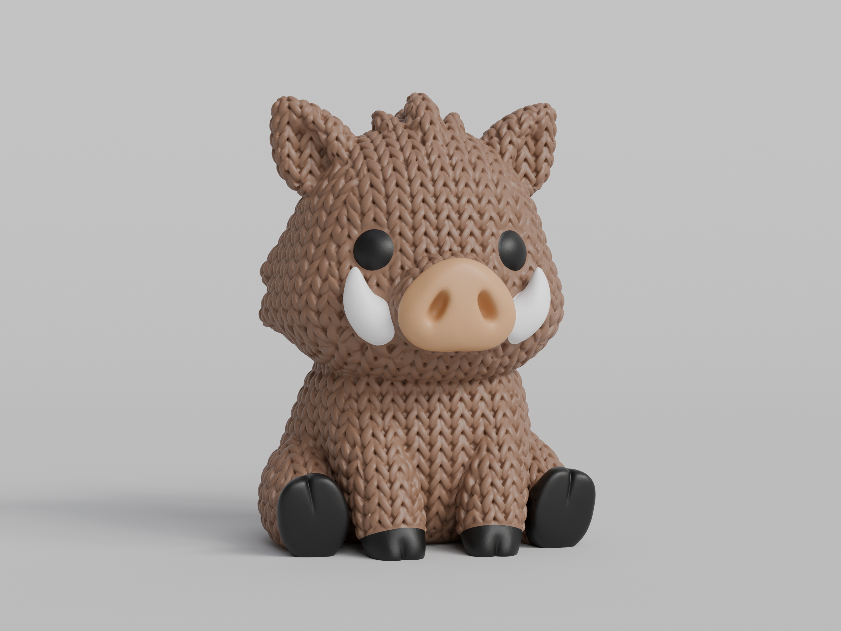Knitted Wild Boar