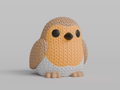 Knitted Robin Bird