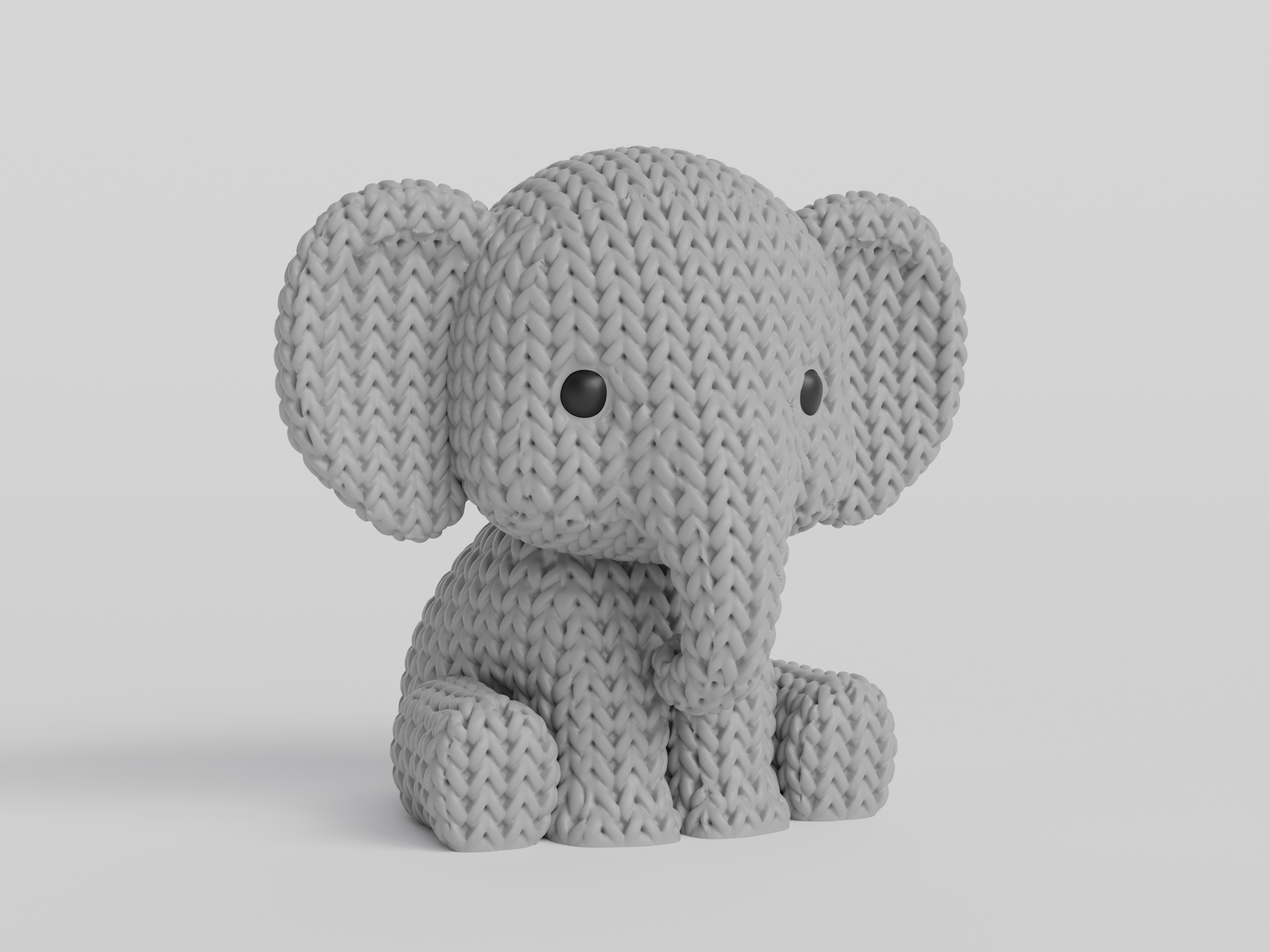 Knitted Elephant