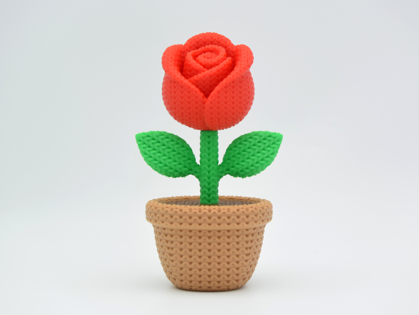 Knitted Rose