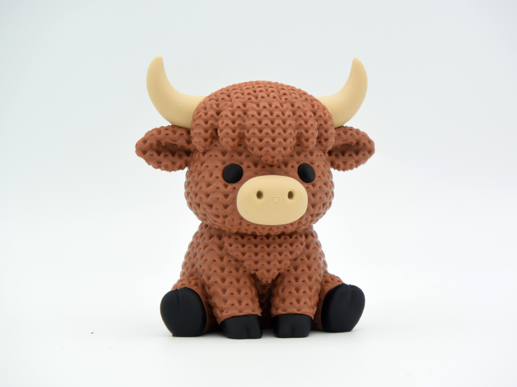 Knitted Highland Cow