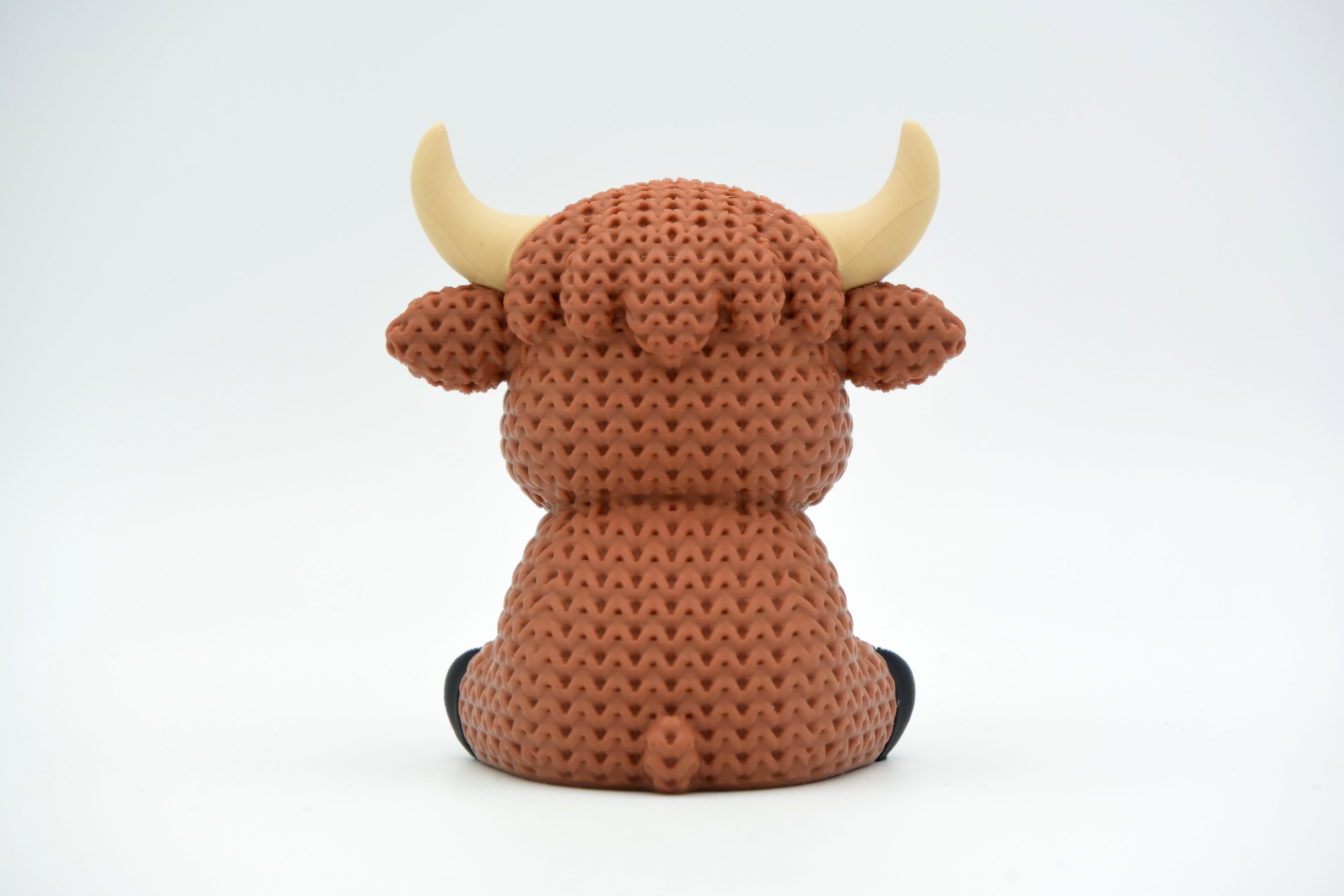 Knitted Highland Cow