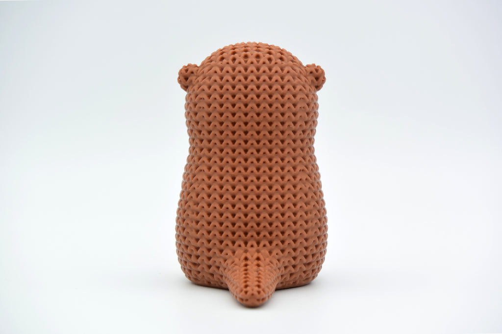 Knitted Otter With Heart