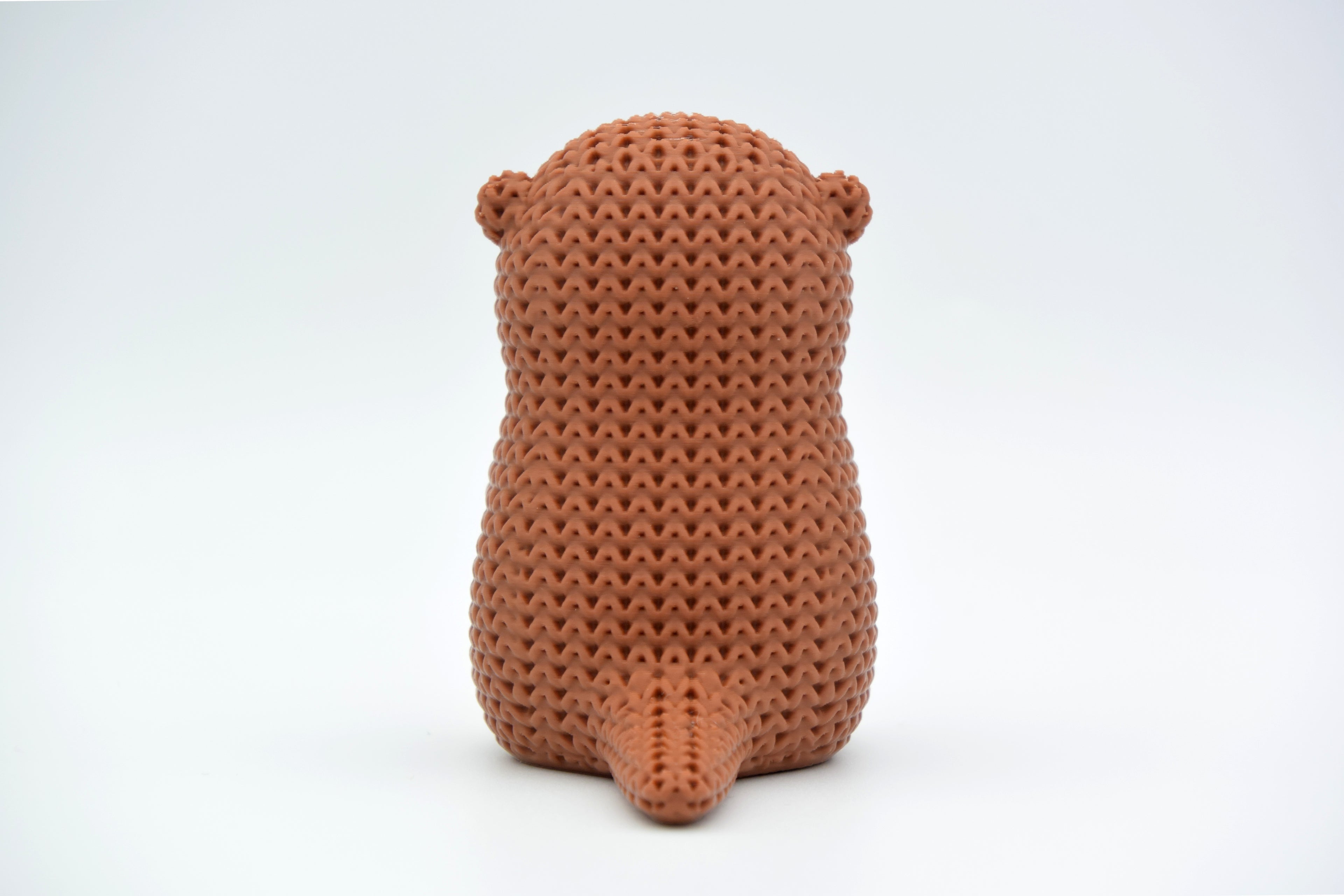 Knitted Otter With Heart