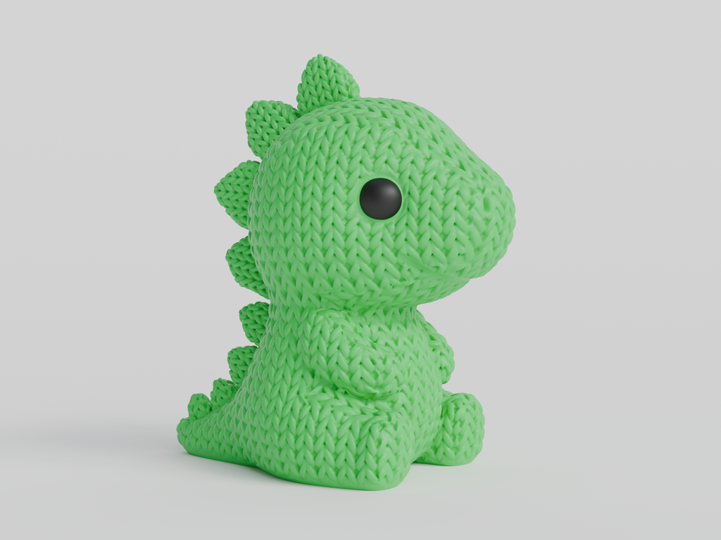 Knitted Stegosaurus Dinosaur